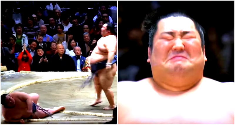 Bottom-Ranked Sumo Wrestler Burst Into Tears After Winning First Championship