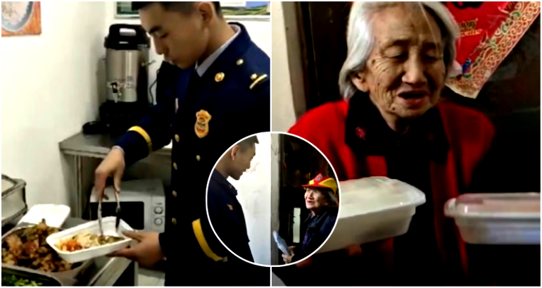 Firefighter Becomes 94-Year-Old Woman’s ‘Grandson’ After Becoming Friends