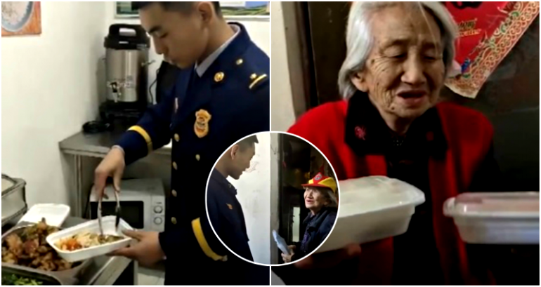 Firefighter Becomes 94-Year-Old Woman’s ‘Grandson’ After Becoming Friends