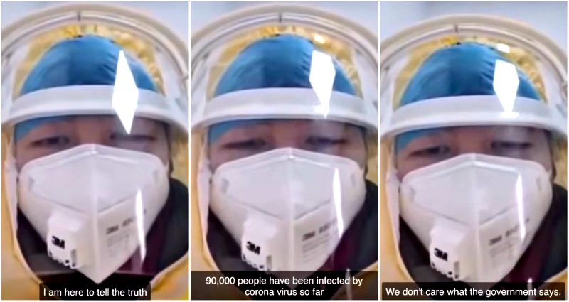 Woman Claiming to Be a Wuhan Nurse Alleges Over 90,000 Are Infected With Coronavirus in Viral Video