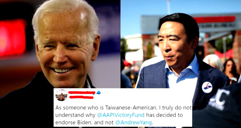Major AAPI Orgnization Endorses Joe Biden and The Yang Gang Are LIVID
