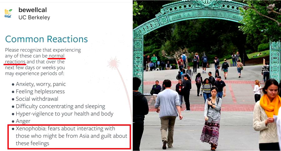 UC Berkeley IG Post Says Xenophobia Towards Asians is ‘Normal’ Over Coronavirus Fears