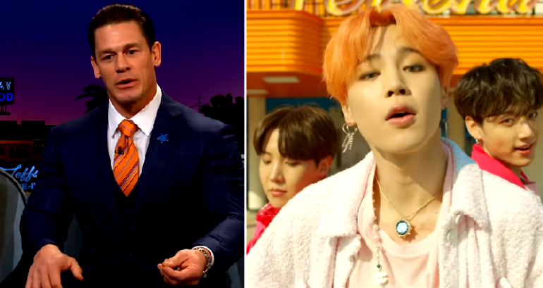 John Cena Geeks Out Over BTS on ‘The Late Late Show’