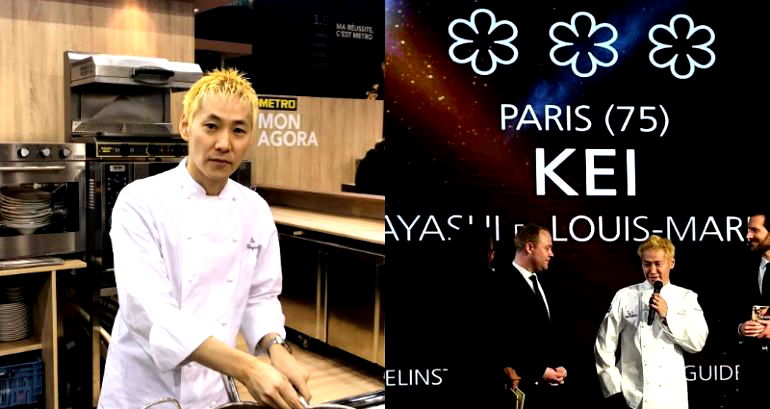 Chef Kei Kobayashi Becomes First Japanese Chef to Get 3 Michelin Stars