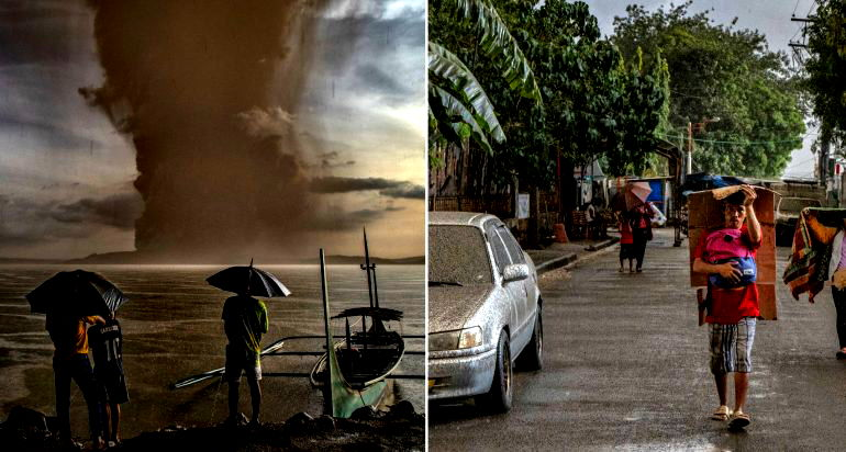 Thousands of Filipinos Evacuate After One of World’s Most Dangerous Volcanoes Erupts