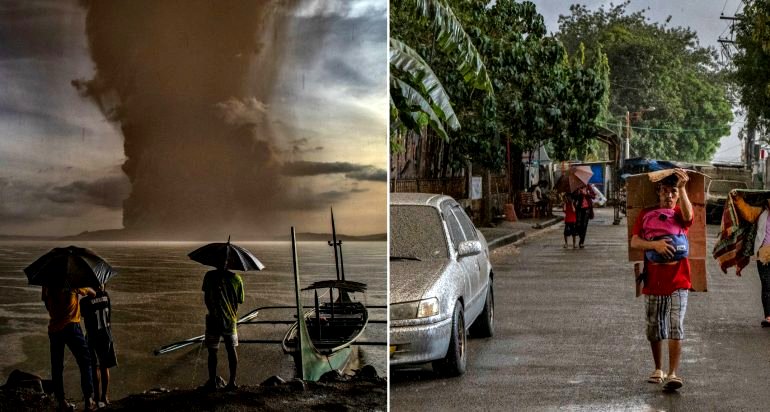 Thousands of Filipinos Evacuate After One of World’s Most Dangerous Volcanoes Erupts