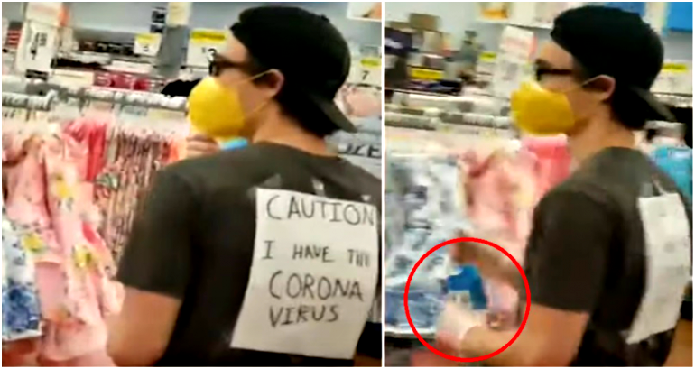 Man Causes $10,000 in Damages at Walmart Spraying Lysol to ‘Fight’ Coronavirus