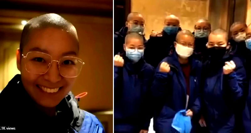 Nurses Going to Wuhan Are Shaving Their Heads to Avoid Cross-Contamination