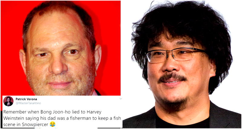 Bong Joon-ho Once Lied to Harvey Weinstein in an Epic Troll Move