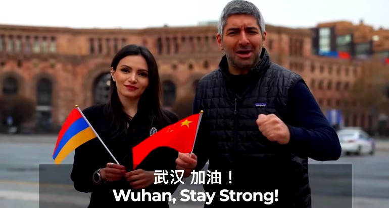 Armenia Voices Support For China Fighting COVID-19 in Heartwarming VIdeo