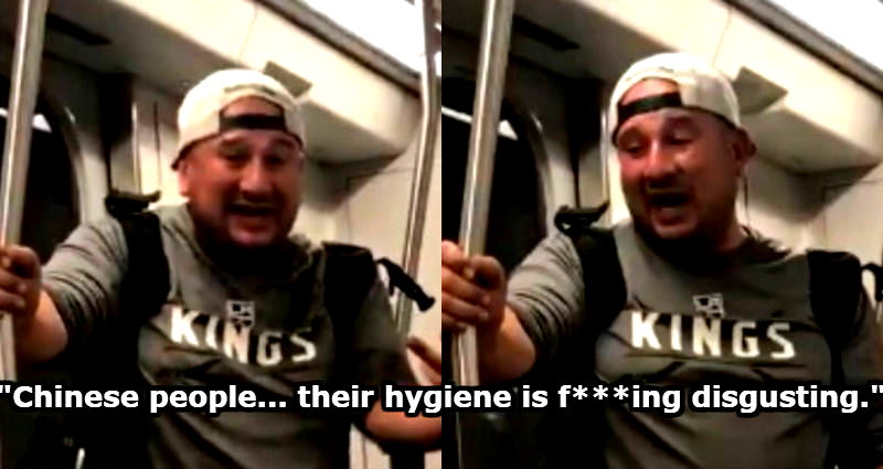 Man Goes on Racist Rant About Chinese People and Coronavirus on LA Subway