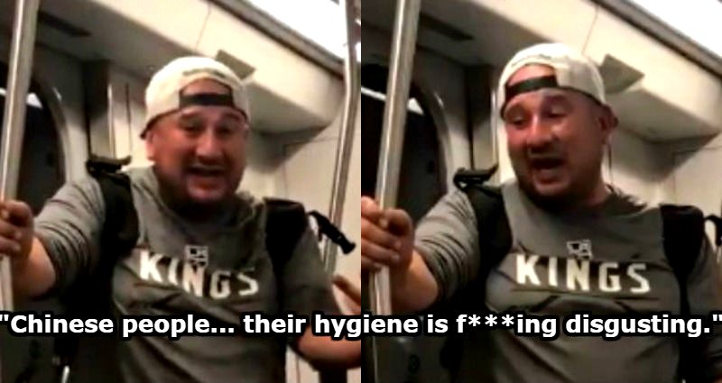 Man Goes on Racist Rant About Chinese People and Coronavirus on LA Subway