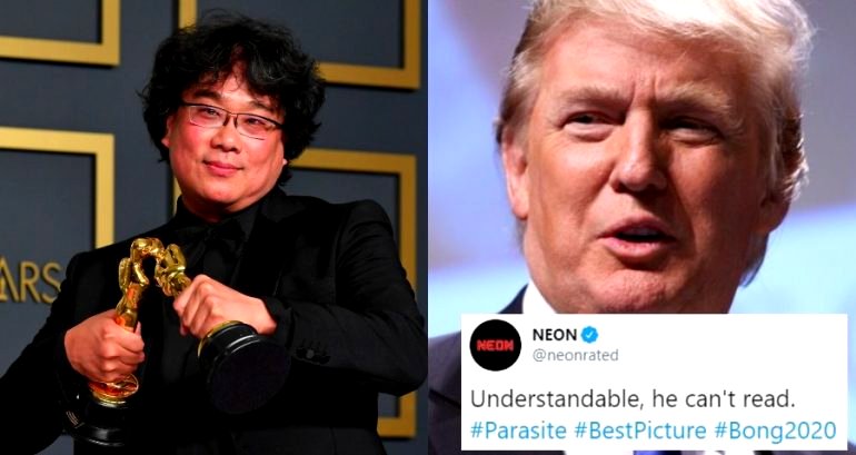 Donald Trump Gets Burned After Mocking ‘Parasite’ Historic Best Picture Win