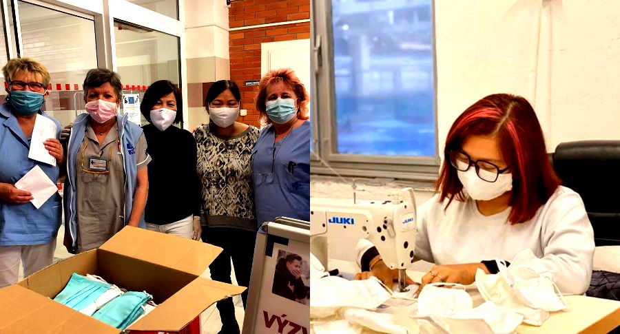 Viet Families in Czech Republic Band Together to Sew Face Masks During Shortage