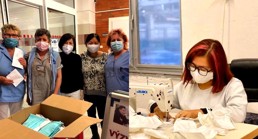 Viet Families in Czech Republic Band Together to Sew Face Masks During Shortage