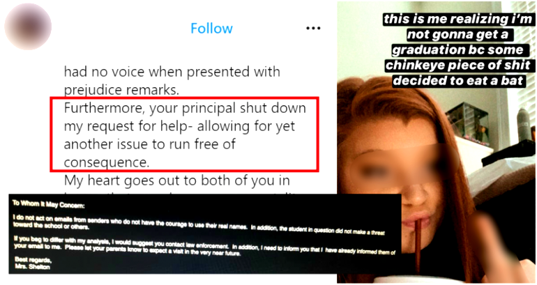 Asian Student Reported Her Ex-Friend Over a Racist Instagram Post, She Was Accused of LYING Instead