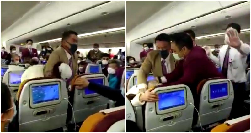 Woman Put in Headlock After Deliberately Coughing on Thai Airways Flight Attendant