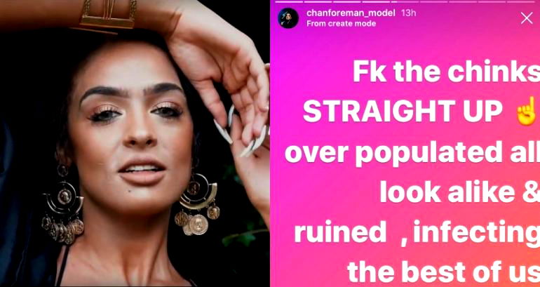 British Model Removed From Pageant Site After Posting ‘FK the Ch*nks’ on Instagram