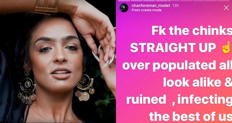British Model Removed From Pageant Site After Posting ‘FK the Ch*nks’ on Instagram