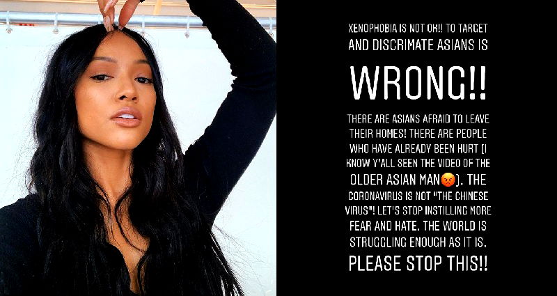 Karrueche Tran Condemns Growing Racist Attacks Against Asians