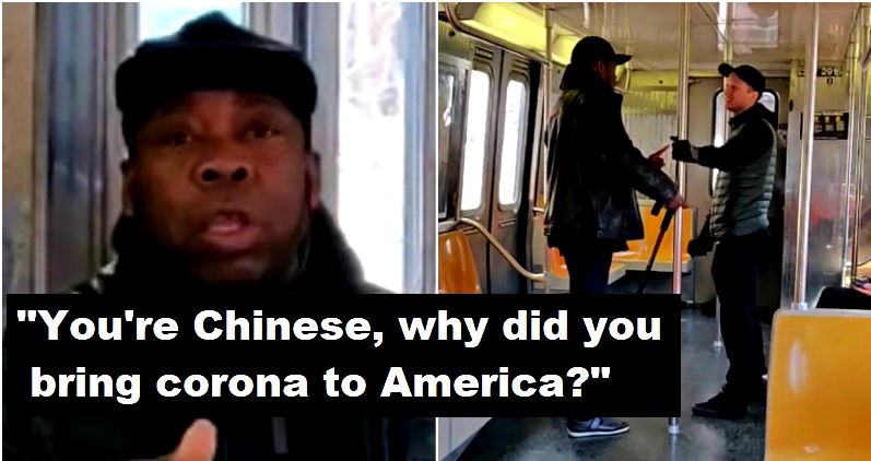 Man Defends Asian Woman from Xenophobia on NYC Subway