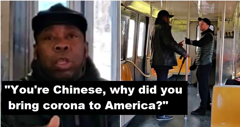 Man Defends Asian Woman from Xenophobia on NYC Subway