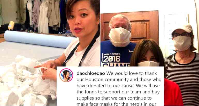 ‘Project Runway’ Winner Sews Free Masks For Healthcare Workers in Texas