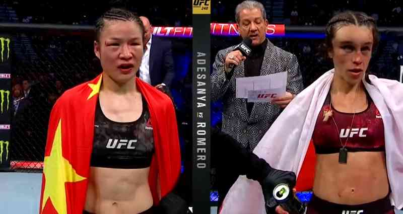Chinese Champion Zhang Weili Defends UFC Title After Destroying Opponent