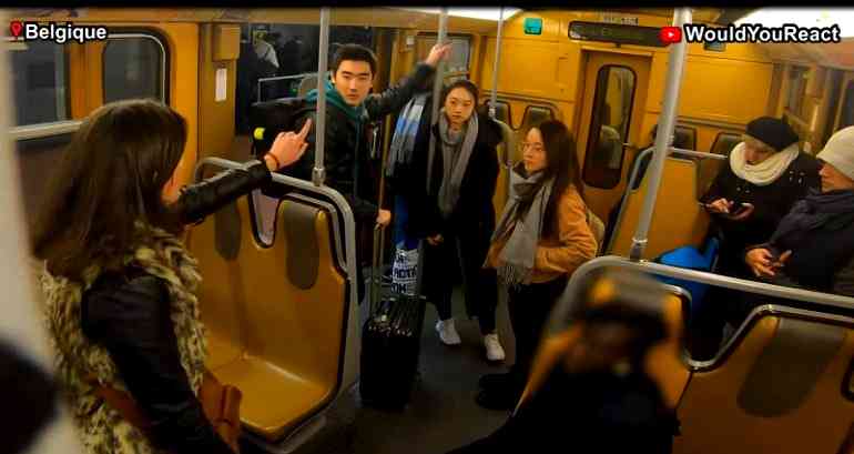 Asians Are Told to Leave the Train Over Coronavirus Fear in Social Experiment