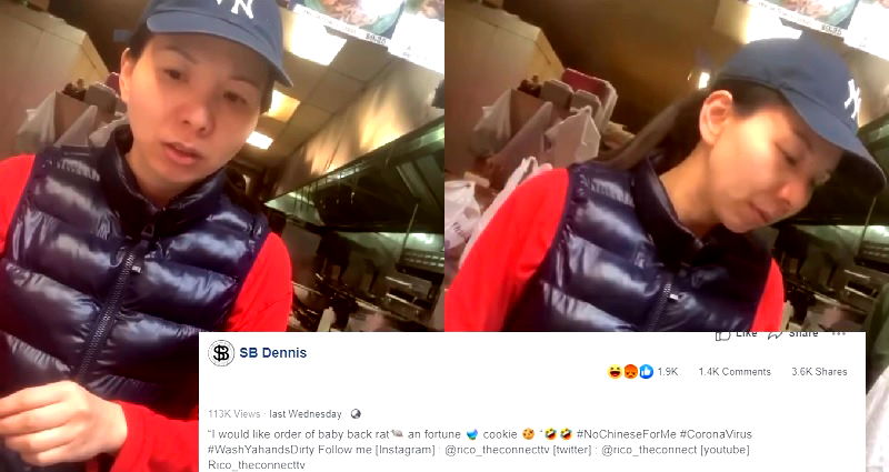 Man Harasses Chinese Restaurant Worker by Ordering ‘Baby Back Rat’ in Racist Video