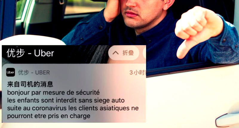 Uber Passenger in France Claims Driver Refused to Pick Them Up Because of Coronavirus