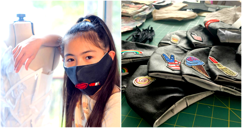 12-Year-Old Fashion Designer Sews Masks for Doctors and Nurses Fighting COVID-19