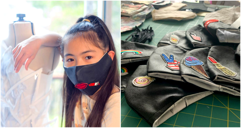 12-Year-Old Fashion Designer Sews Masks for Doctors and Nurses Fighting COVID-19