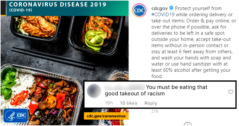 CDC Instagram Sparks Outrage Again After Using Asian Dishes in Takeout Food Warning