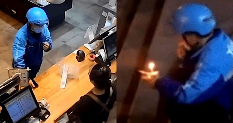 Wuhan Delivery Man Breaks Down Crying After Anonymous Customer Orders Him a Birthday Cake