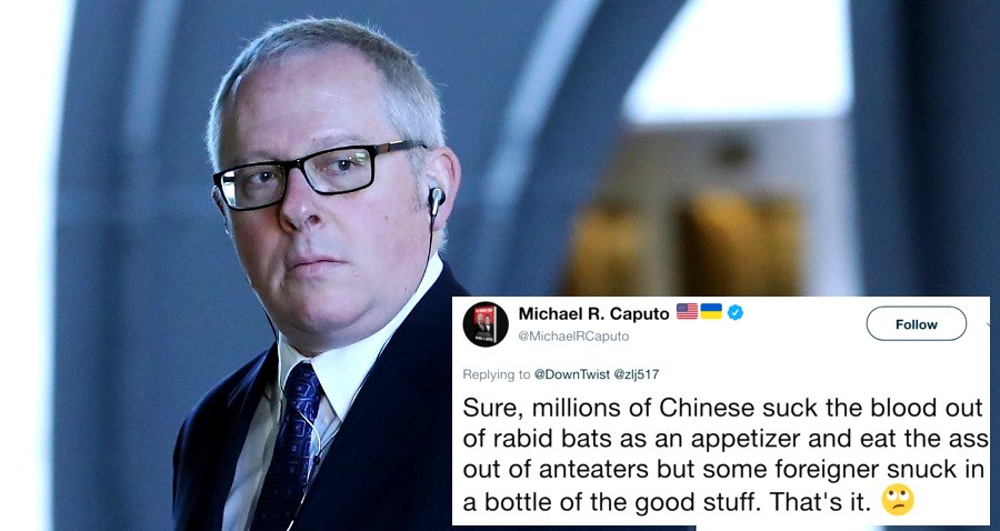 US Dept. of Health Spokesman Exposed for Racist Tweets Against Chinese People