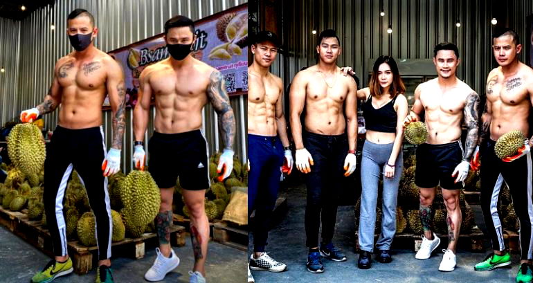 Shirtless Hunks in Thailand Are Handling the D (for Durian)