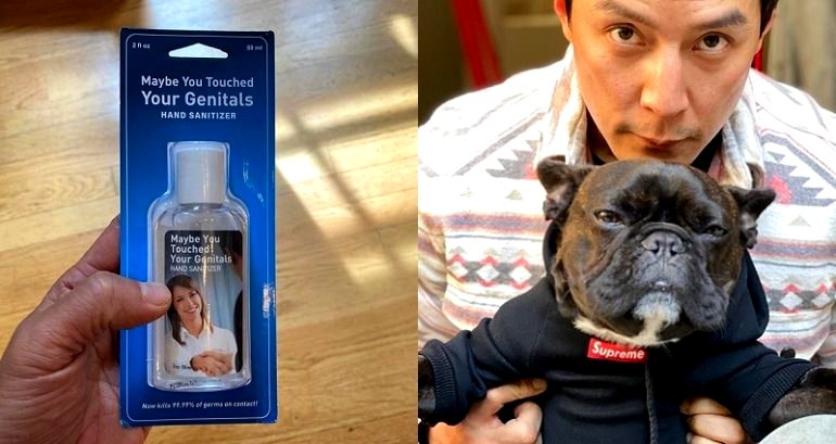 Daniel Wu Sparks Instagram Thirst With His Genital Hand Sanitizer Post
