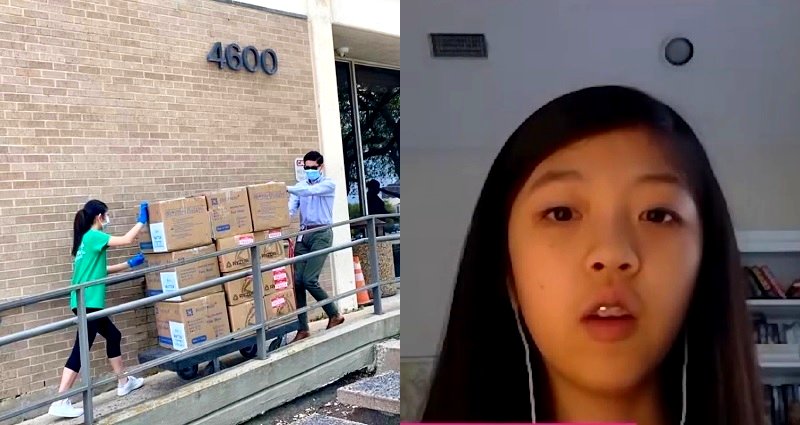 Teen Raises $7,500, Donates 11,000 Masks to Texas Hospital to Fight Hate Towards Asians