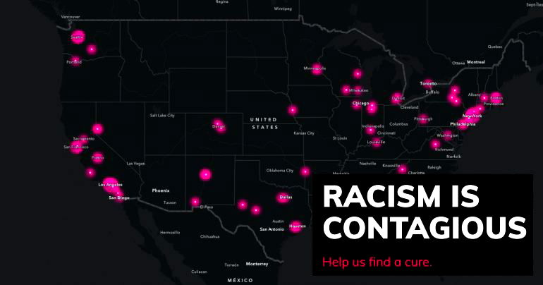 This Heat Map Shows Asian American Reported Hate Crimes Across the Country