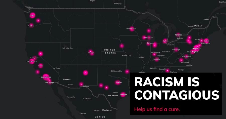 This Heat Map Shows Asian American Reported Hate Crimes Across the Country