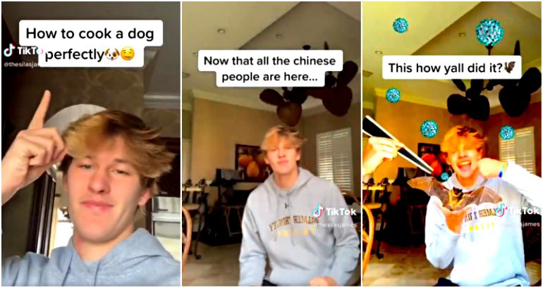 Teen’s Racist TikTok Blames Chinese People for ‘Cooking Dogs’ and ‘Eating Bats’