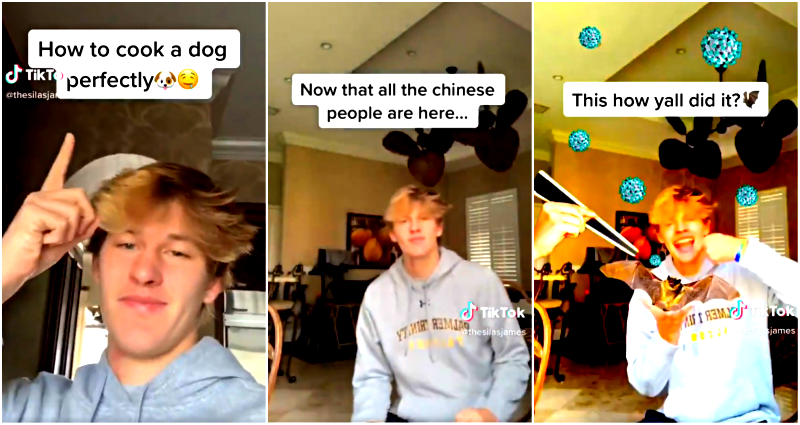 Teen’s Racist TikTok Blames Chinese People for ‘Cooking Dogs’ and ‘Eating Bats’