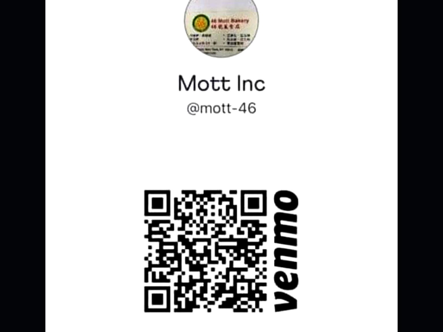 QR code 46 mott bakery