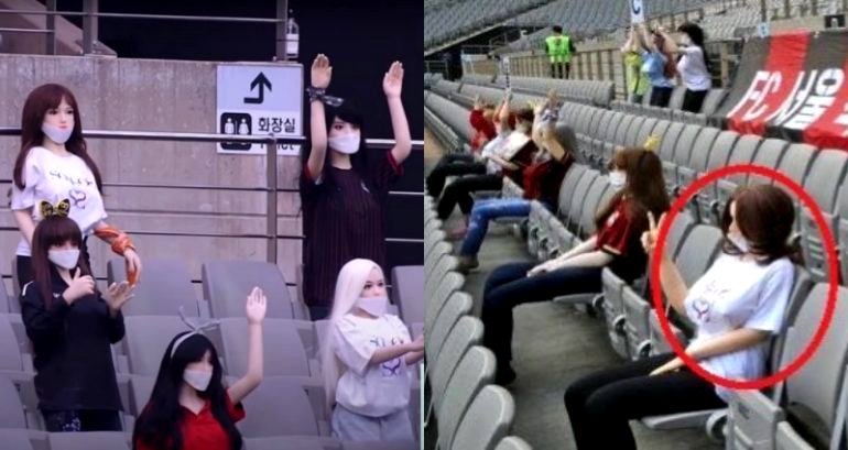 Korean Football Team Fills Stadium With Sex Dolls During Lockdown