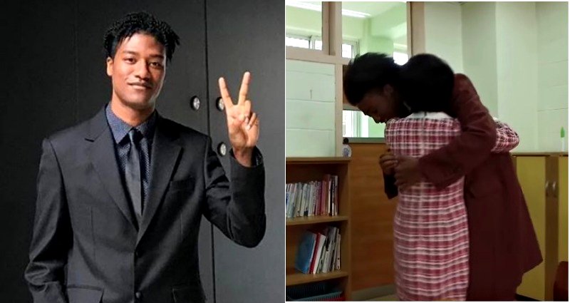 Korean Nigerian Model Honors 3rd Grade Teacher for Supporting Him During Tough Childhood