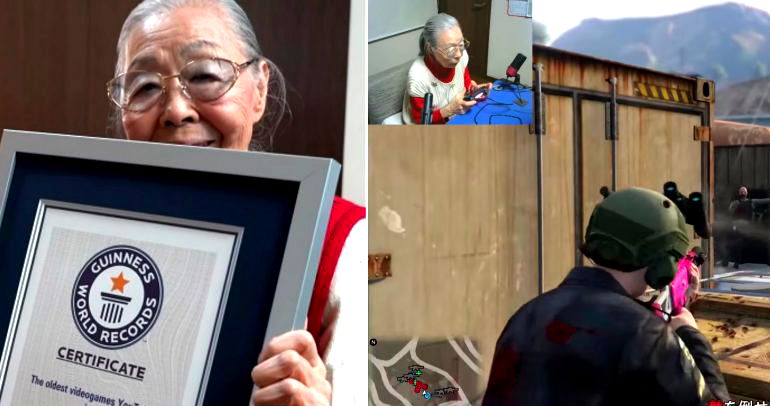 90-Year-Old Japanese Grandma Sets World Record as Oldest Video Game Streamer