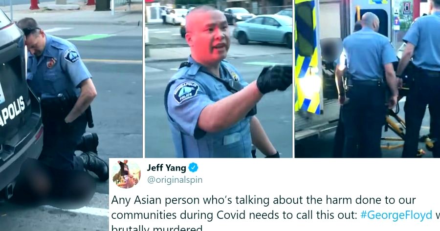Black and Asian Communities Unite in Outrage After Officers Murder Handcuffed George Floyd on Video