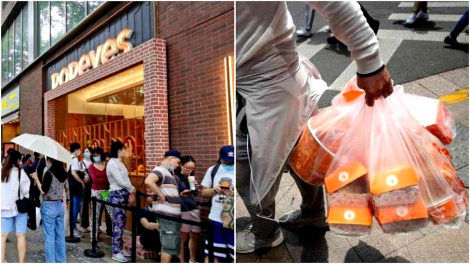 China’s First Popeyes Opens to Massive Crowds With Face Masks On
