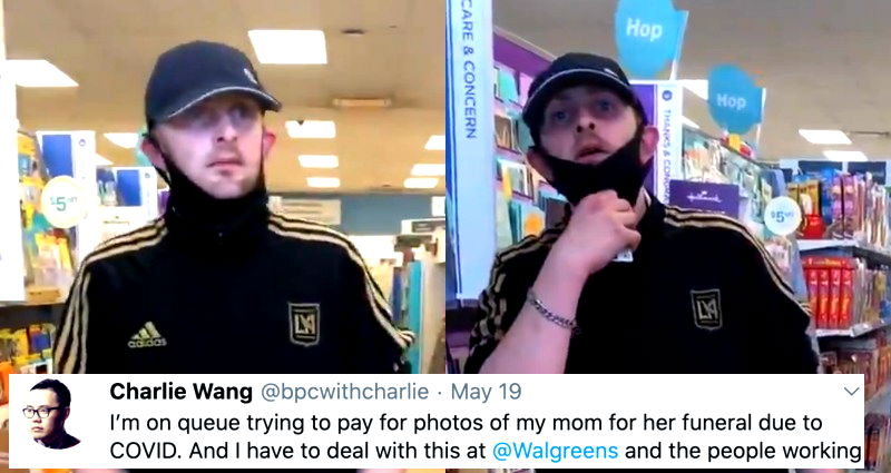 Asian American Man Loses Mother to COVID-19, Harassed by Racist in Walgreens